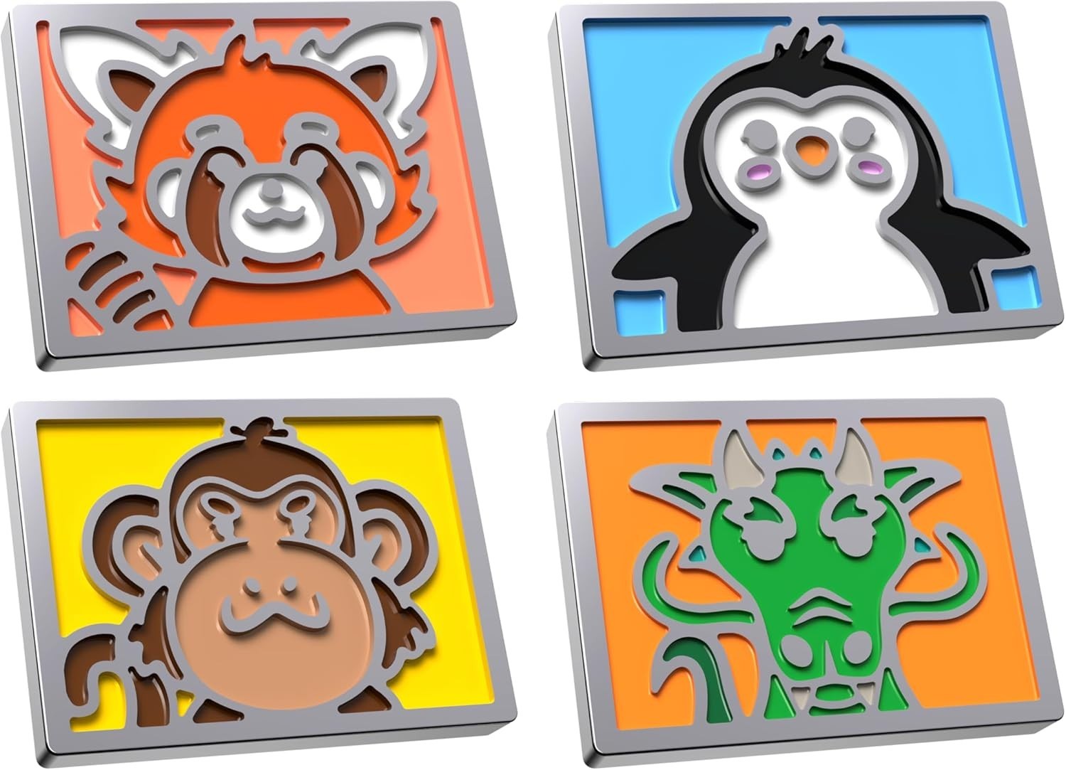 HyperX Badge Pack – Swappable Magnetic Badges, Alloy Rise Compatible NEW