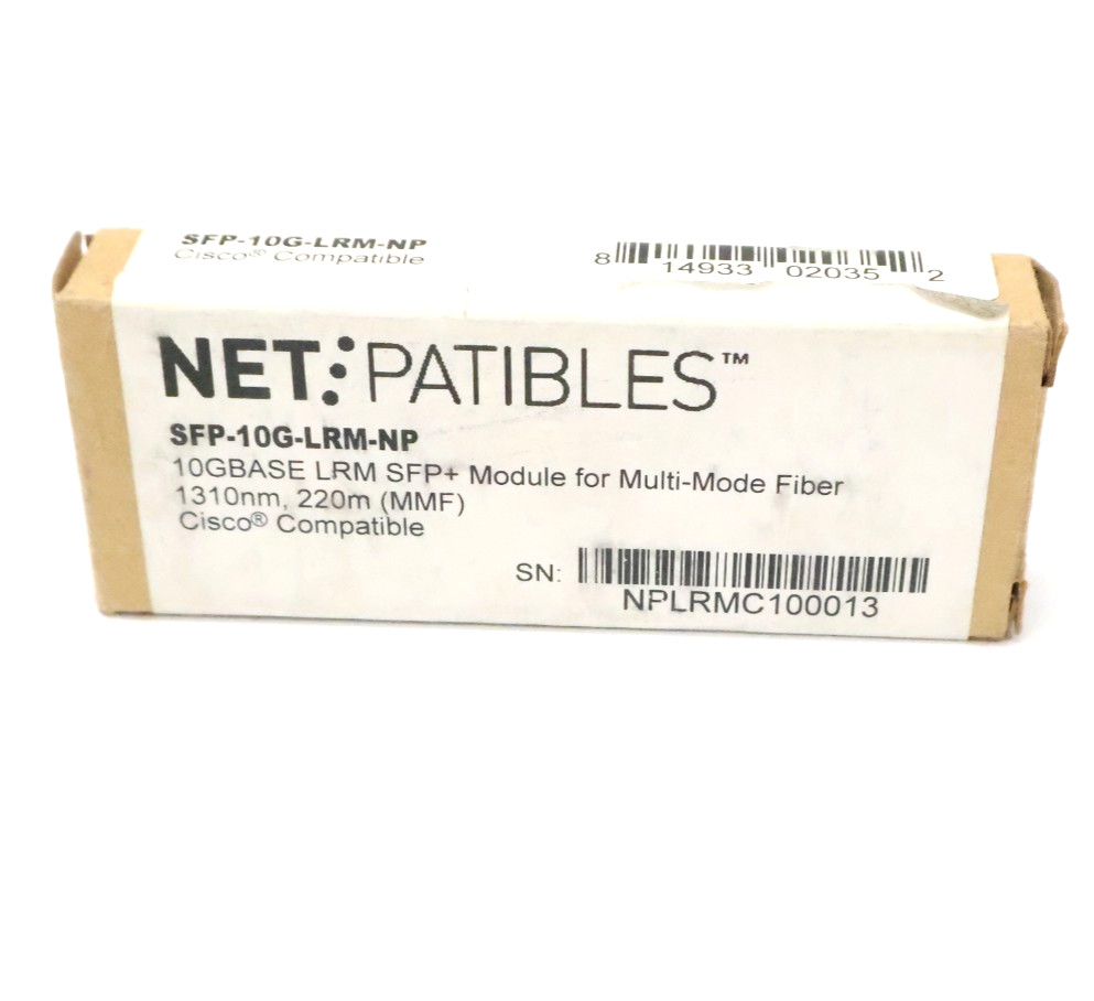 Net:patibles SFP-10G-LRM-NP SFP+ Multi-Mode Fiber Transceiver Module