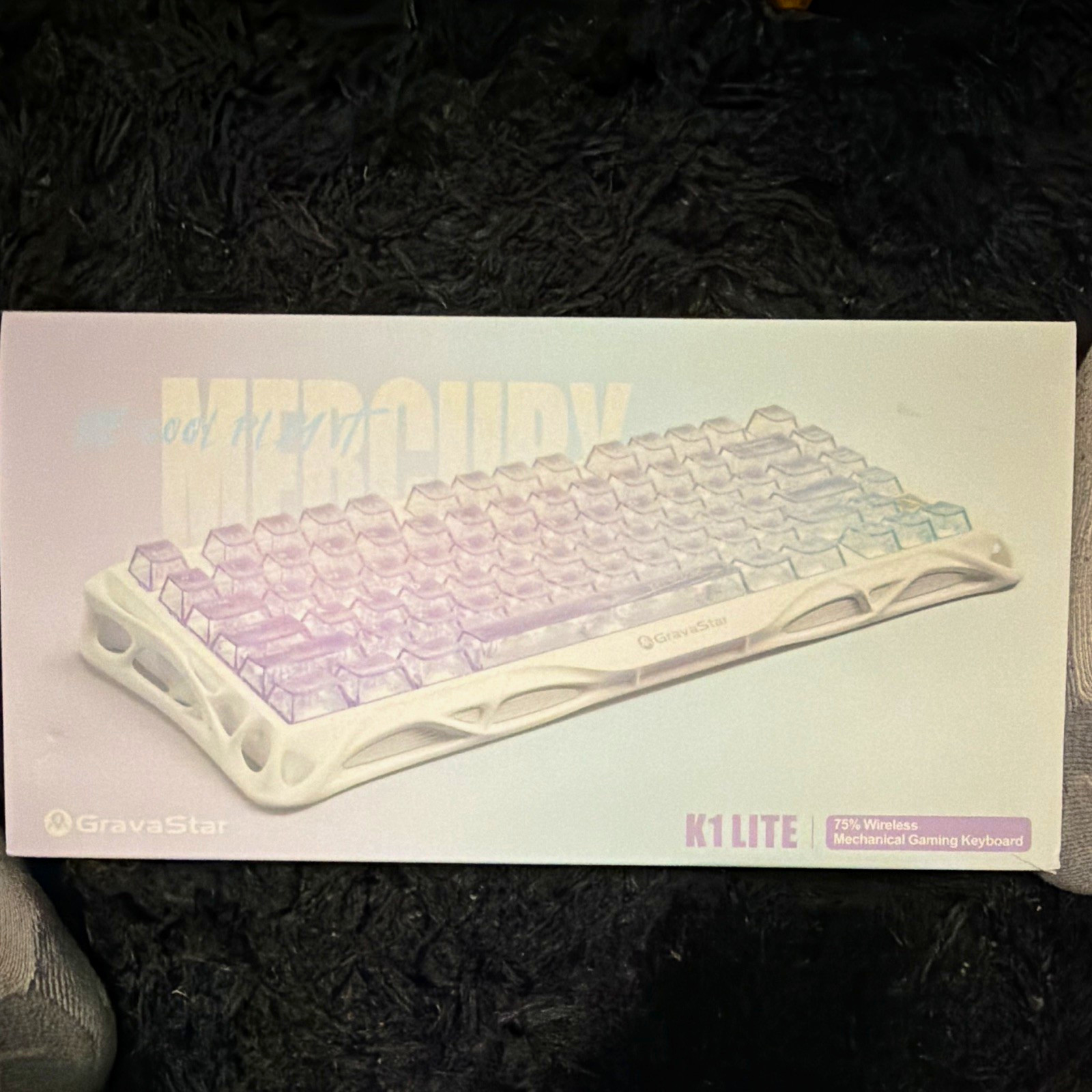 GravaStar K1 LITE Wireless Mechanical Illuminated Gaming Keyboard White QWERTY