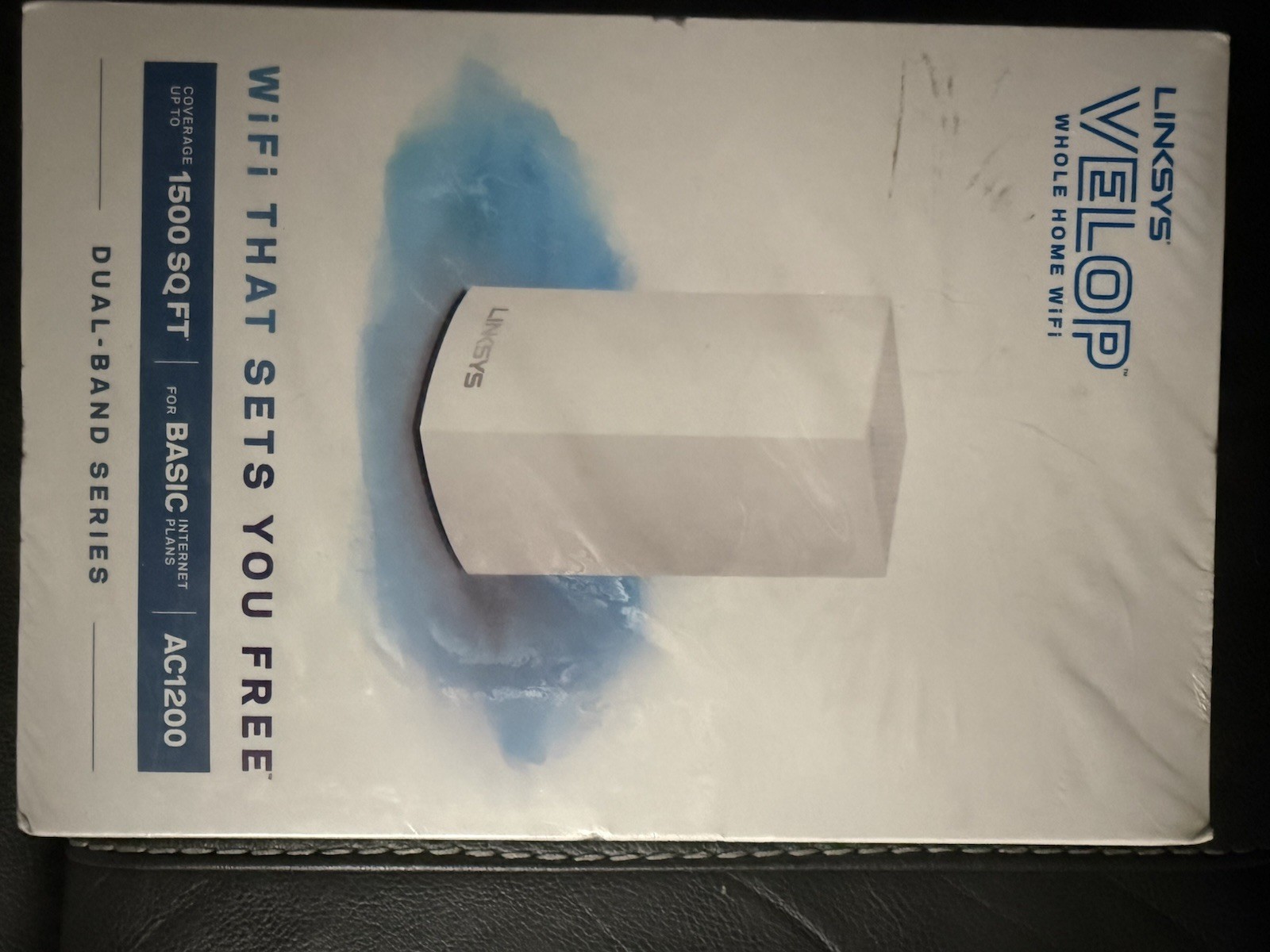 Linksys Velop AC1200 Dual Band Whole Home Mesh WiFi System 1500 SQ Ft