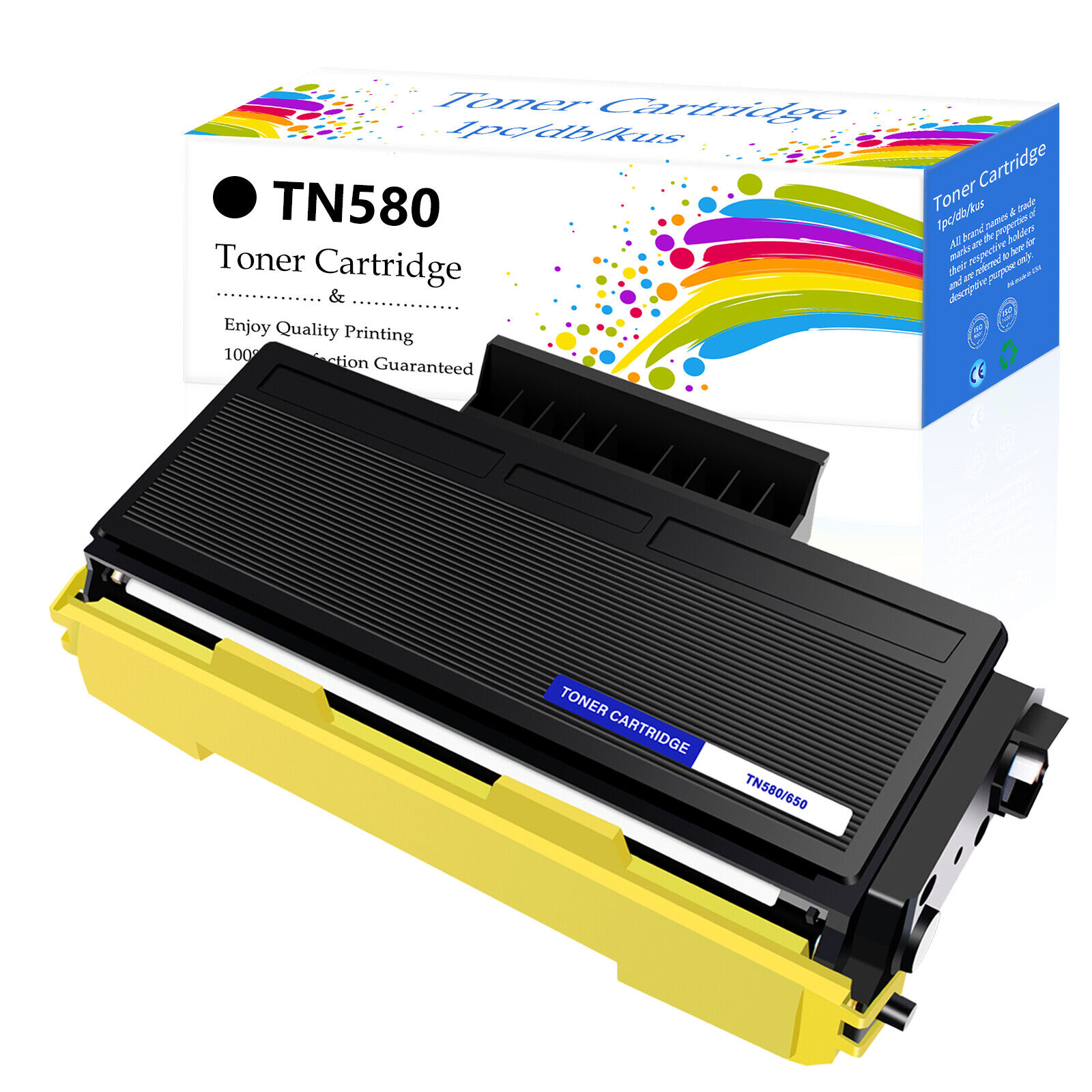 1PK TN580 High Yield Laser Toner Replacement for Brother TN-580 HL-5200 HL-5250