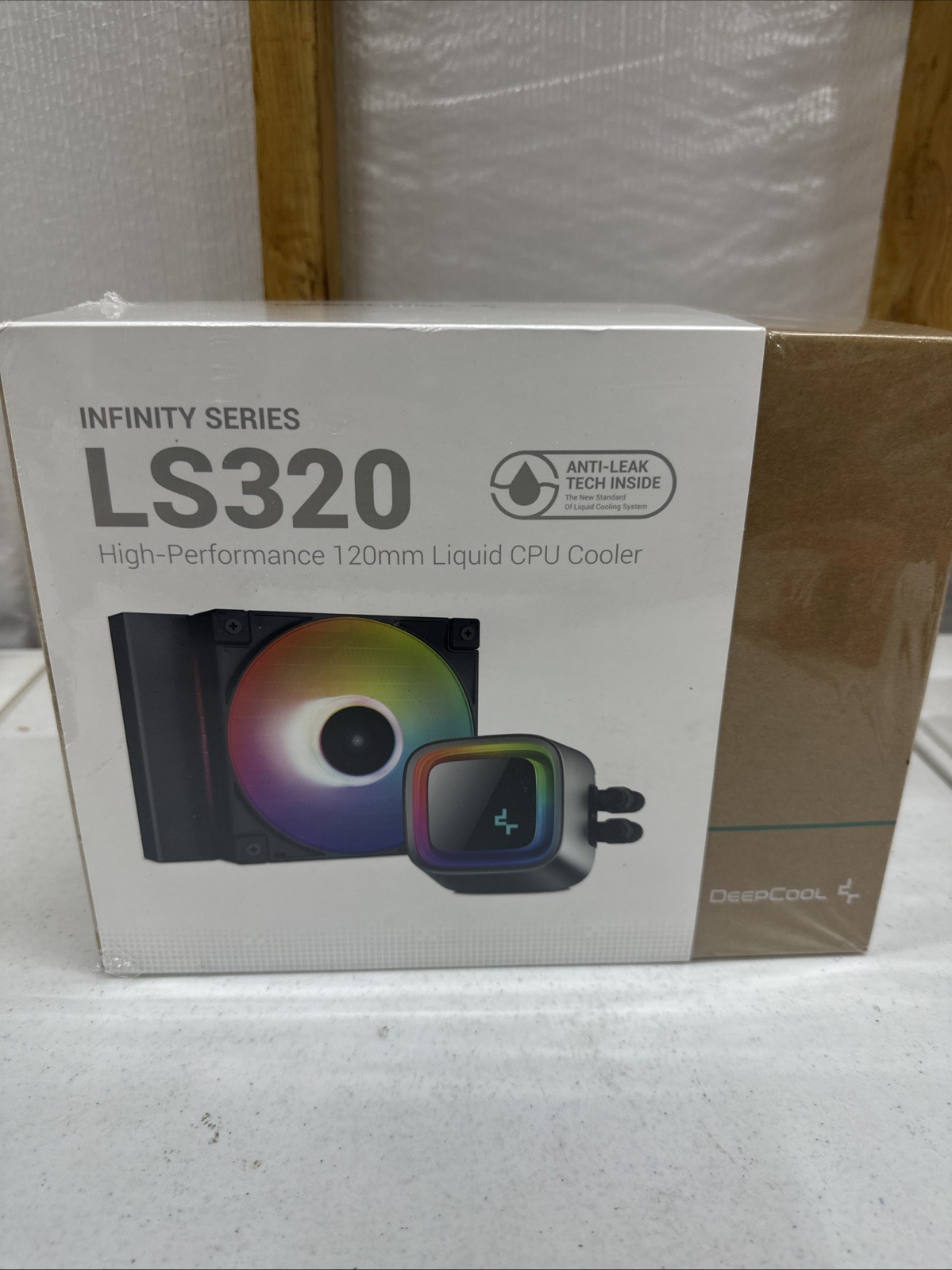 DeepCool-Infinity Series-LS320 120mm Liquid CPU Cooler - Black- Sealed