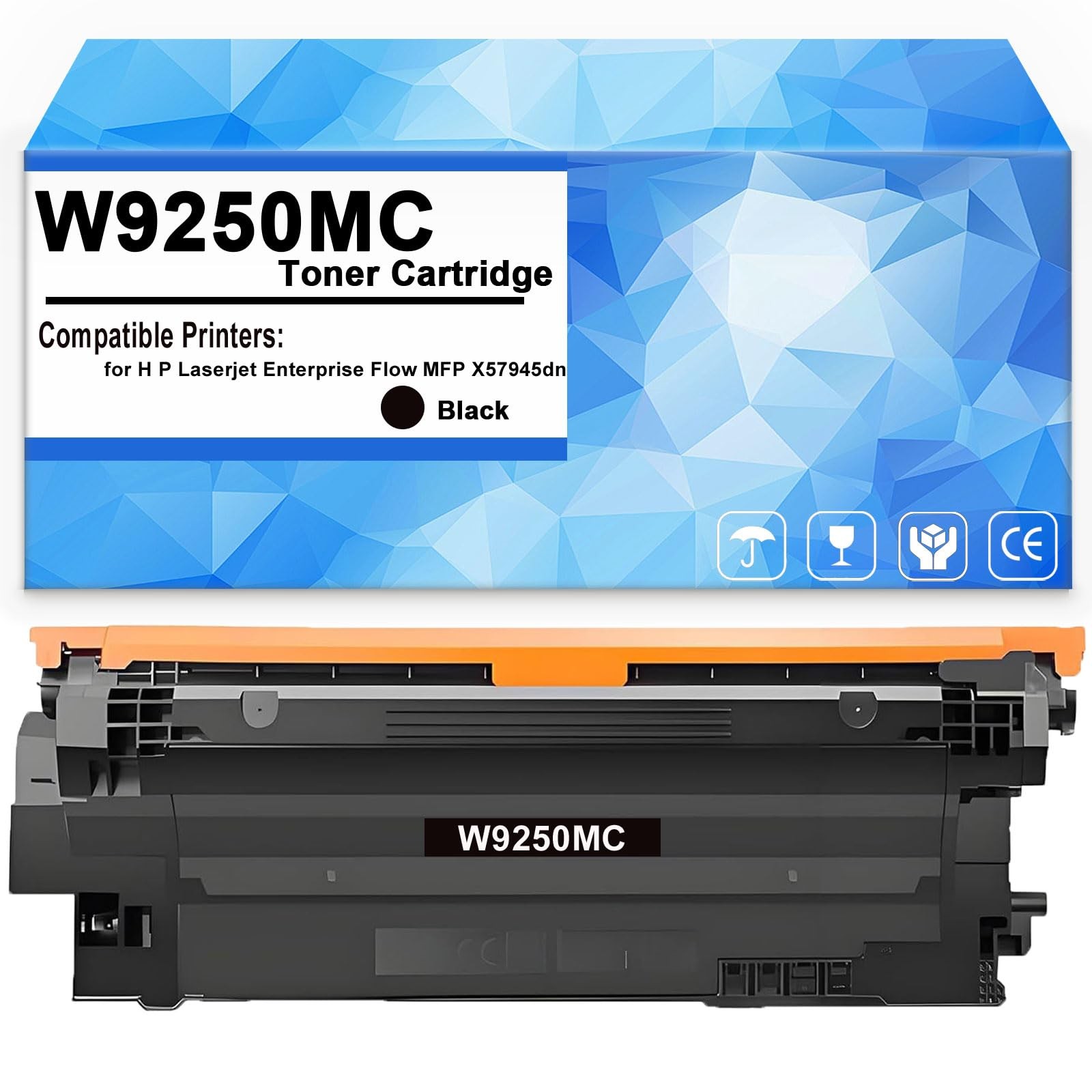 ZHINGUAN W9250MC Black Toner Cartridge Replacement for H P small,