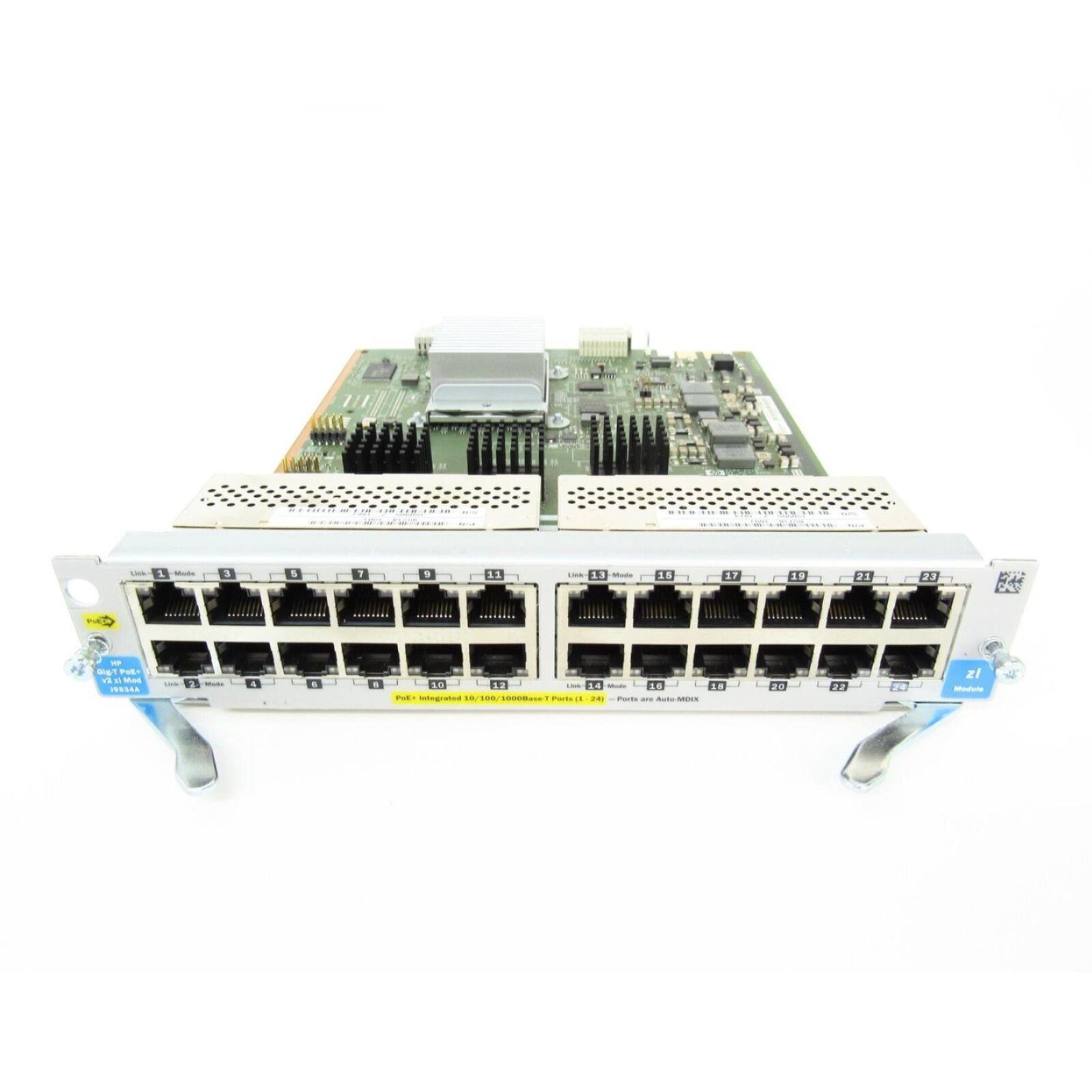 HP ProCurve J9534A 24 Port Gig-T PoE+ V2 ZL Switch Module
