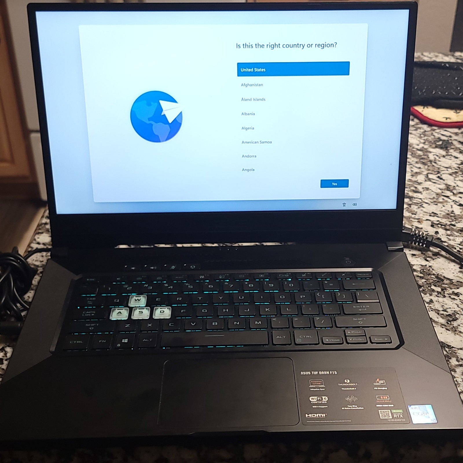 ASUS TUF Dash F15 CORE i7 16GB RAM NVIDIA RTX 3060 GPU - Excellent Gaming Laptop