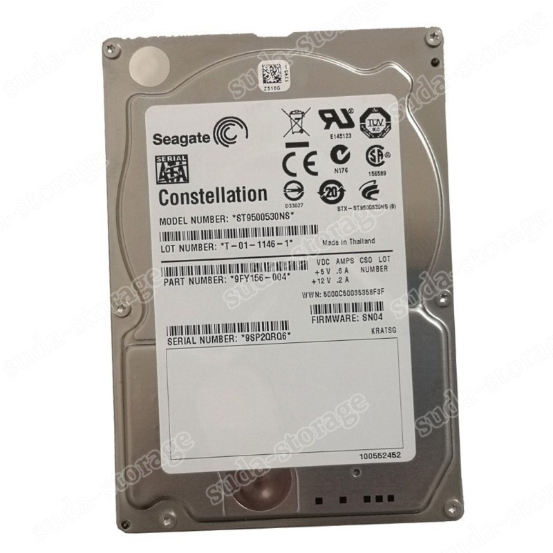 1PCS New Seagate 500GB ST9500530NS 9FY156-004 FW:SN04 7200RPM SATA 2.5" Hard Dr