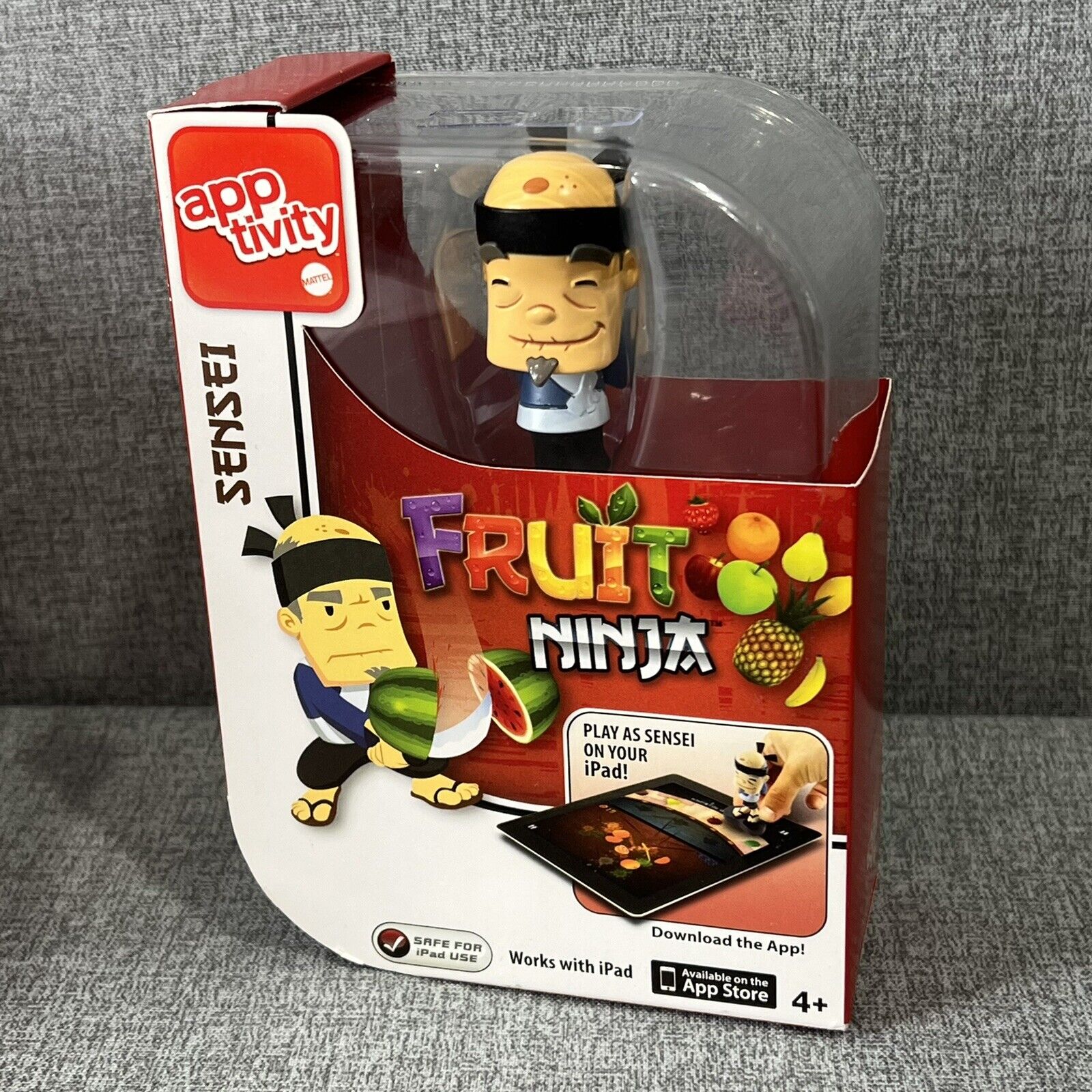 Fruit Ninja Sensei Figure Apptivity Game 2012 Mattel New