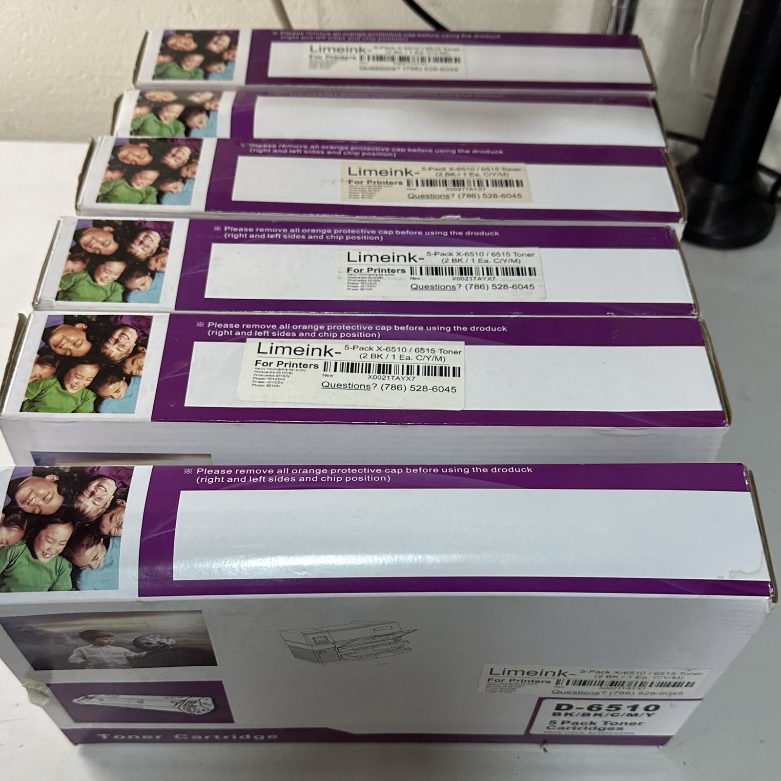 Limeink Compatible Xerox 6510/6515 30 Toner Cartridges 6 x 5-Pack BKCMY