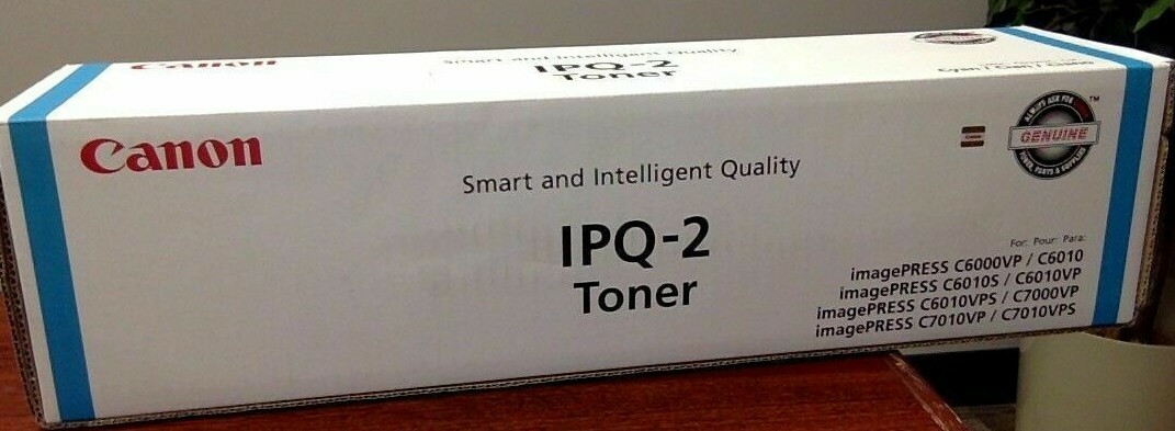 Genuine Canon IPQ-2 , IPQ 2 Cyan Toner Cartridge - 0437B003AA. Steal