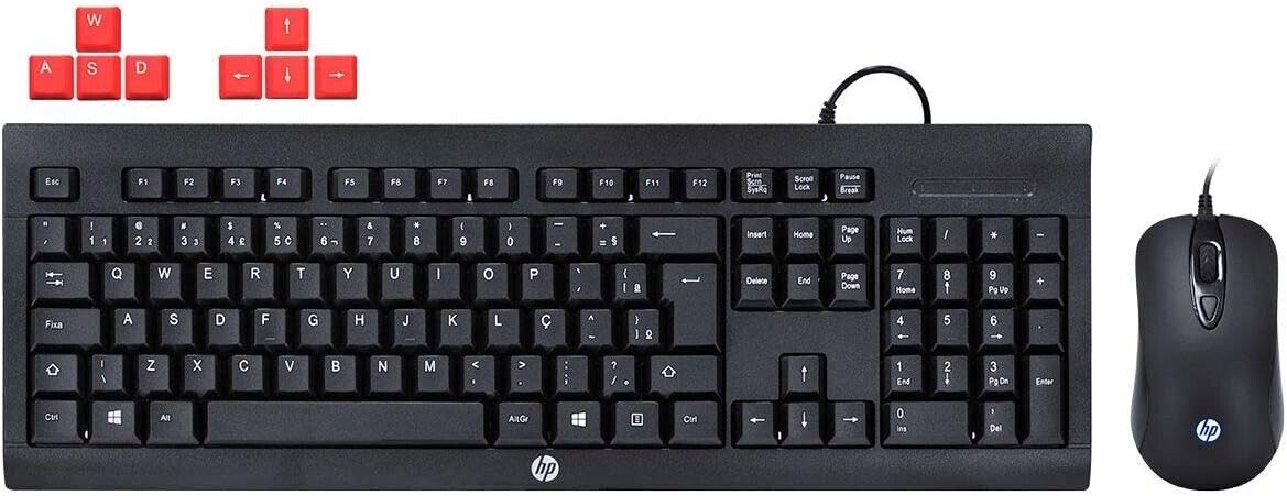 HP KM100/ENG Wired Keyboard/Mouse Combo (ENGLISH)