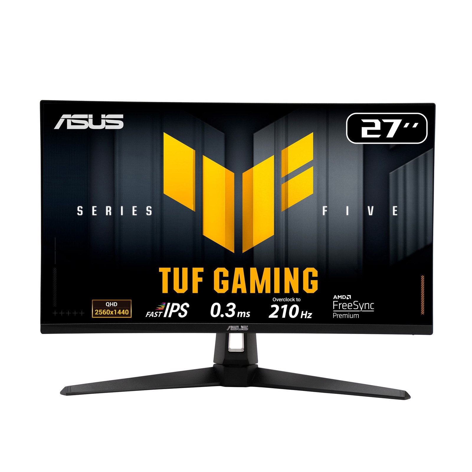 ASUS TUF Gaming VG27AQ5AZ 27in QHD 2560x1440 210Hz OC Fast IPS Monitor with ELMB
