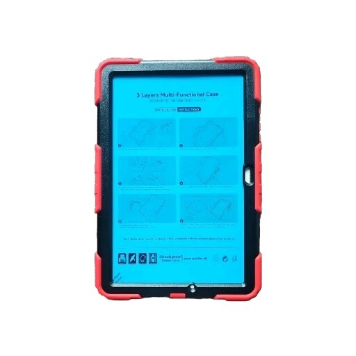 Timecity Case For Samsung Galaxy Tablet A9 Plus 11" Red And Black Durable