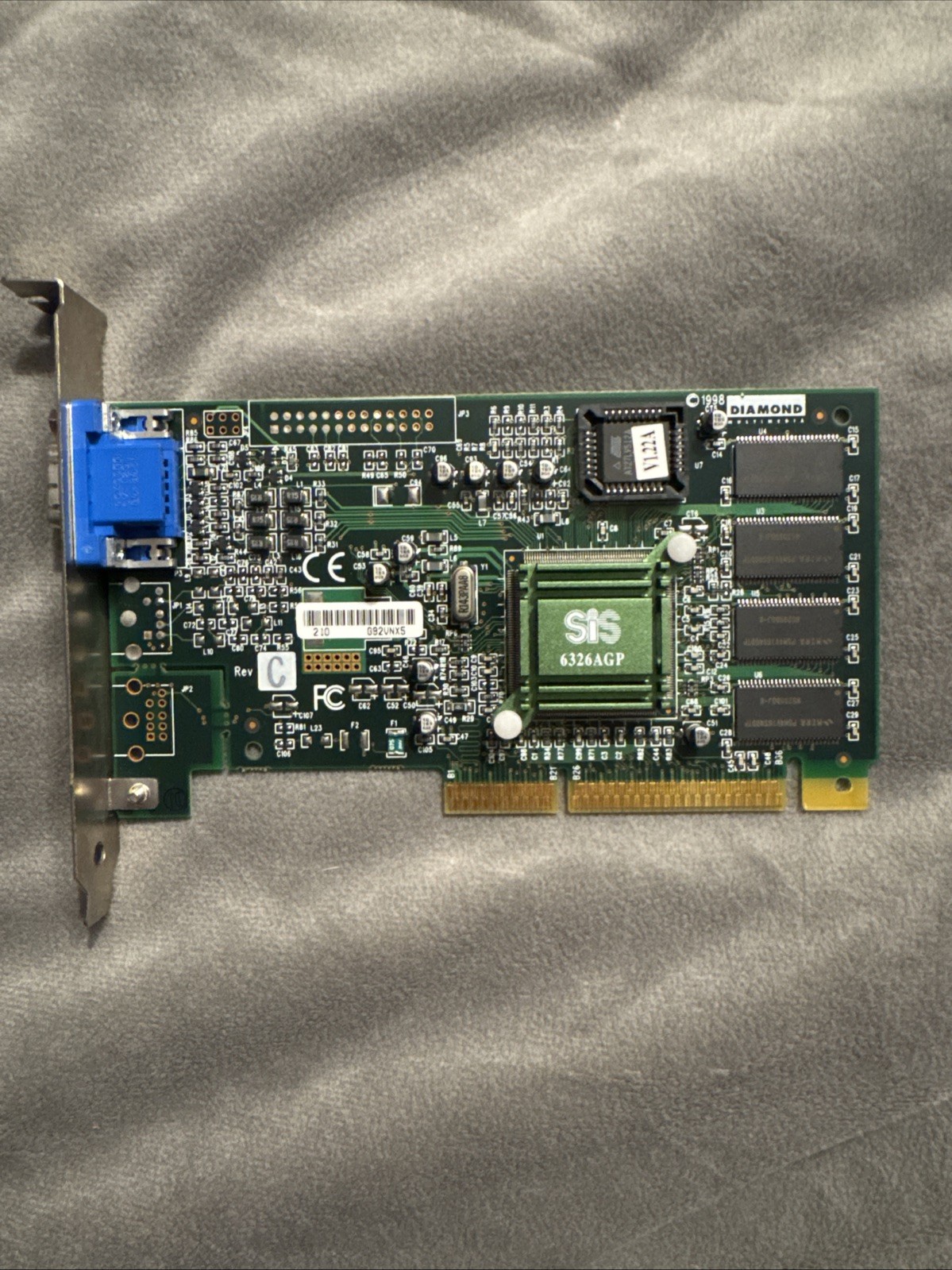 Diamond Multimedia SiS 6326 AGP 8MB VGA Graphics Video Card 6326AGP