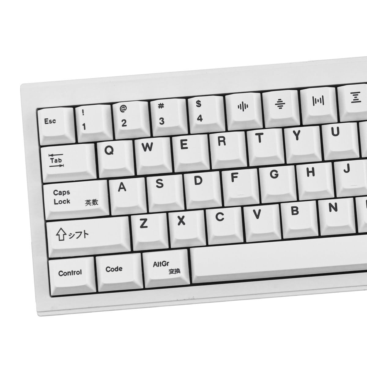 135 Keys PBT Keycaps Cherry Profile DyeSub White Minimalist Theme Mechanical