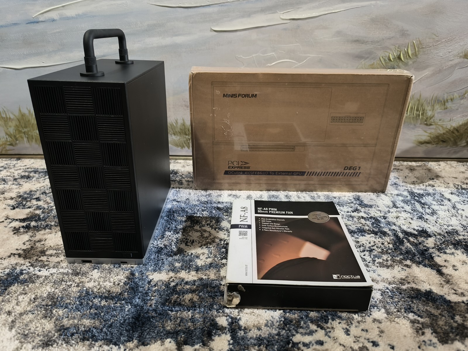 Framework Desktop Ryzen AI Max+ 395 128GB+1TB Strix Halo + Minisforum DEG1/NF-8A