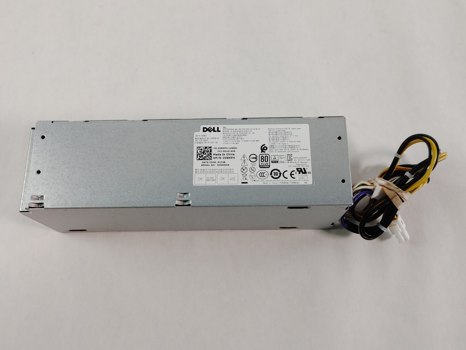 Lot of 2 Dell VXKPH 8 Pin 240W SFF Desktop Power Supply For Optiplex 3040 | 5040