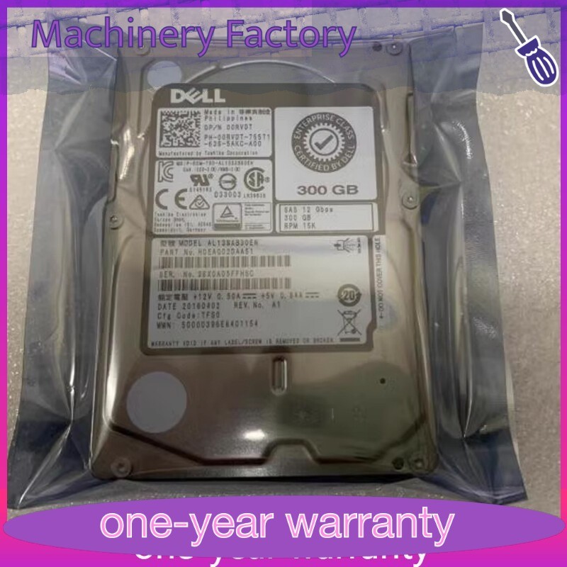 NEW Dell 0RVDT 300GB 15K 2.5" SAS 12G Hard Drive AL13SXB30EN HD HDD HDEAG02DAA51