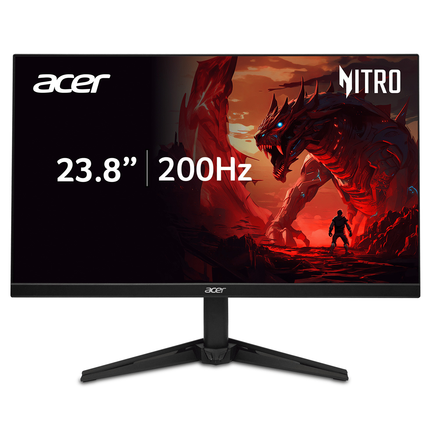 Acer Nitro QG1 Gaming Monitor, 23.8 in, Full HD 1920 x 1080, IPS Display, 200Hz