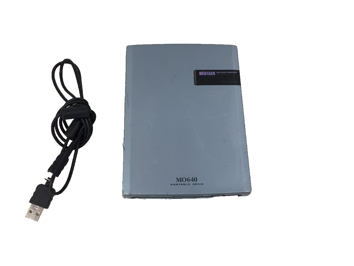 I-O DATA MOP2-U640P 640MB MO Magneto Optical Drive Tested JAPAN