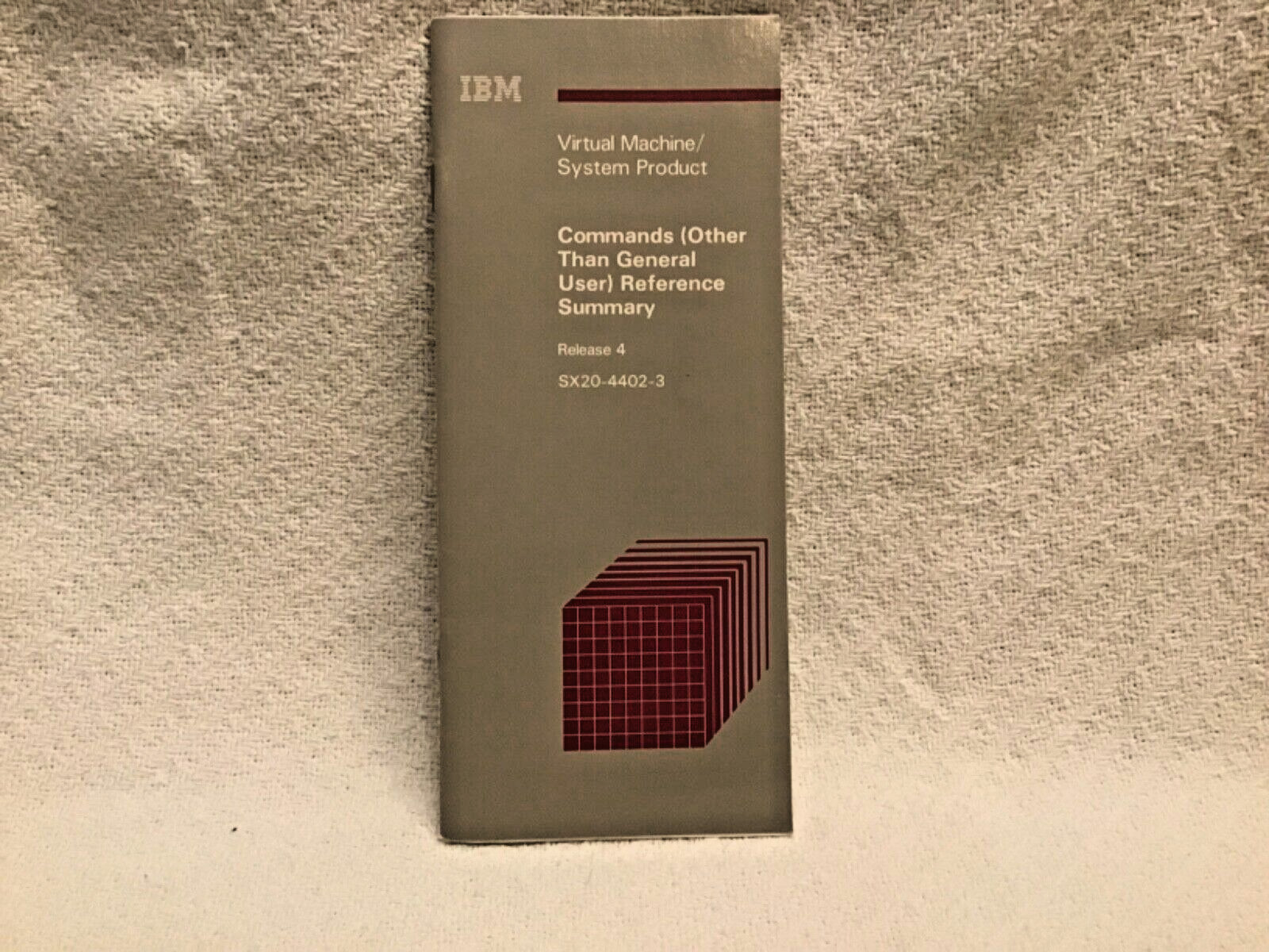IBM VTG virtual machine/system product commands reference summary release 4