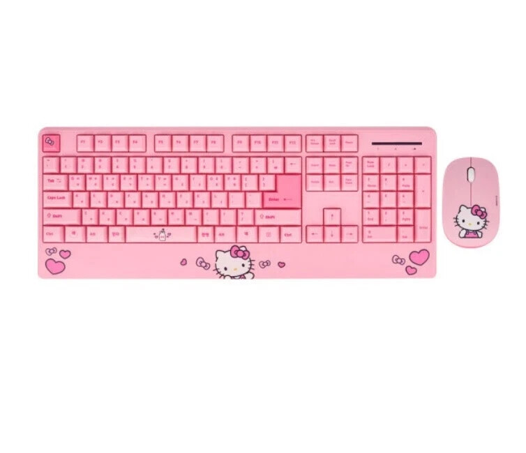 Sanrio Hello Kitty Kuromi My Melody Wireless Keyboard Mouse Set No Tariffs In US