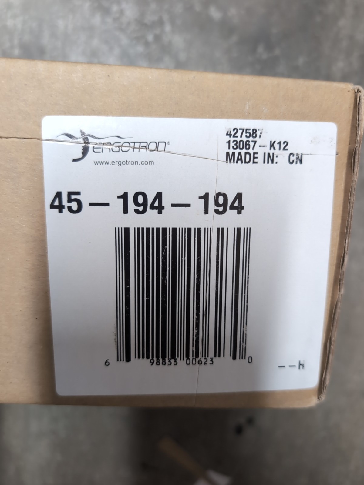 New Sealed Ergotron Neo-Flex HD Wall Mount Swing Arm Silver 45-194-194 427587