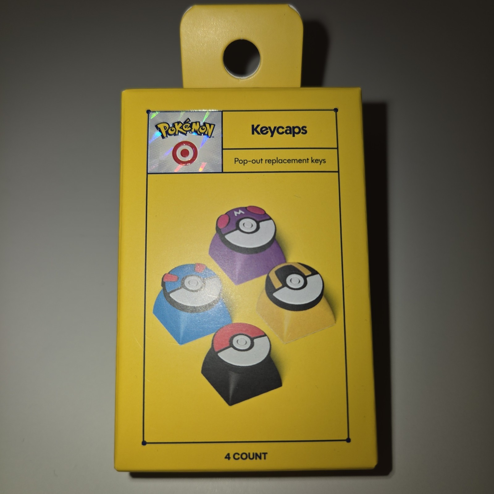 Pokemon Target Pokeball Keycaps Limited Edition BRAND NEW SEALED FAST SHIPPING