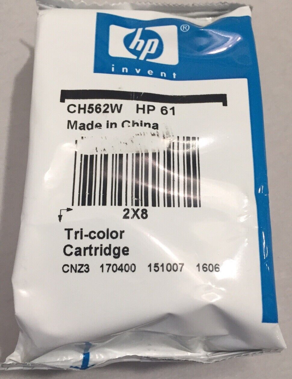 HP Invent Tri-color Cartridge CH562W HP 61 New in Package