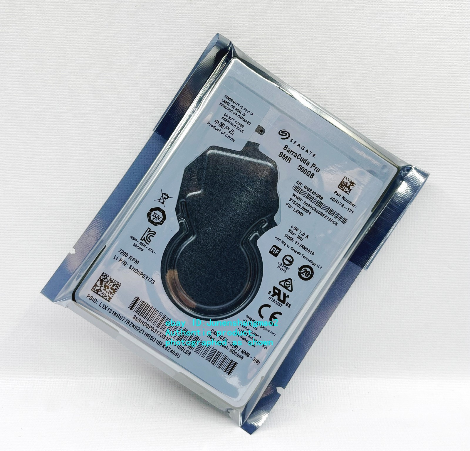 Seagate  500GB 7200RPM ST500LT034 SATA III Internal 2.5-inch Laptop Hard Drive