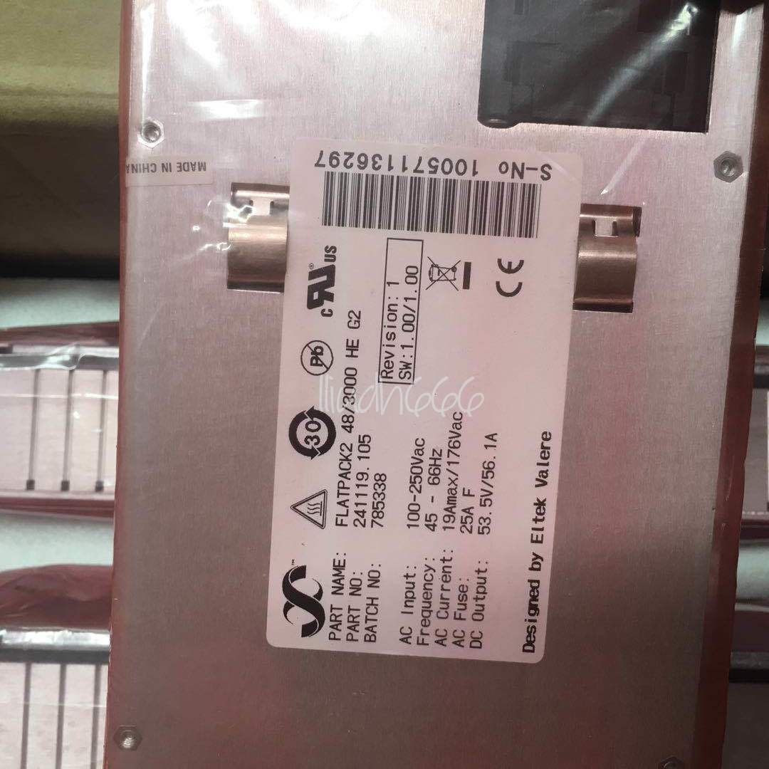 1PC ELTEK 241119.105 FLATPACK2 48/3000 HE High Efficiency Power Supply