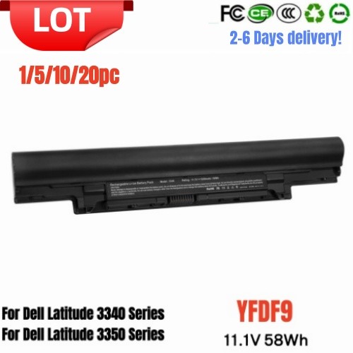 ✅LOT 1-20PC YFDF9 YFOF9 Battery For Dell Latitude 3340 3350 451-BBJB 451-BBIY