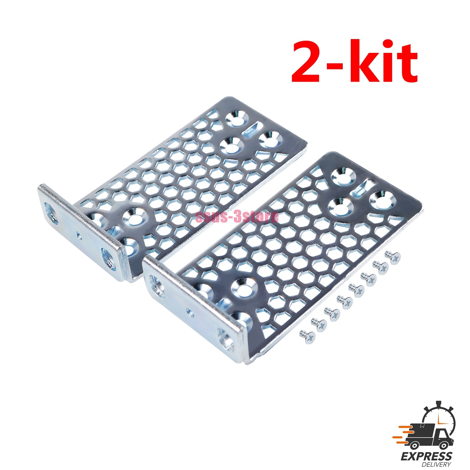 2X Cisco C3850-RACK-KIT Rackmount for 3850,2960X,3650 Rack Ears RCKMNT-1RU-2KX