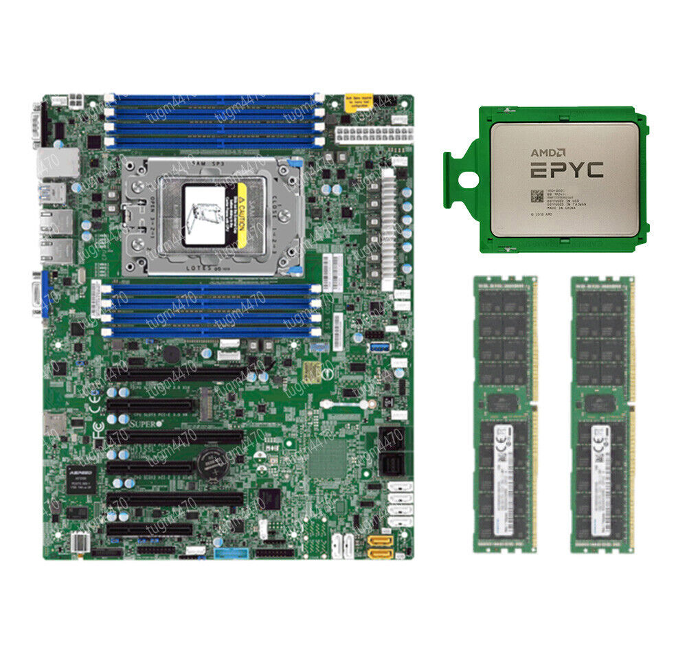 AMD EPYC 7302P CPU + Supermicro H11SSL-i + 2133P RAM multiple choices