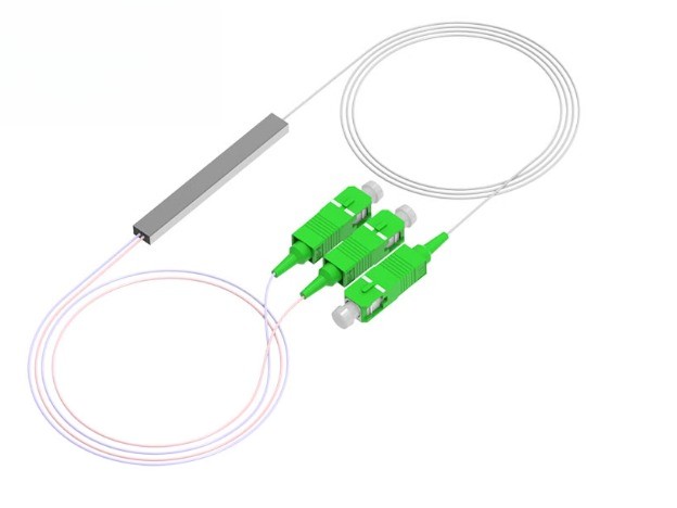 1m SC/APC 1to2/4/8/16/32 Mini PLC Fiber Splitter FTTH CATV Splitter Optical