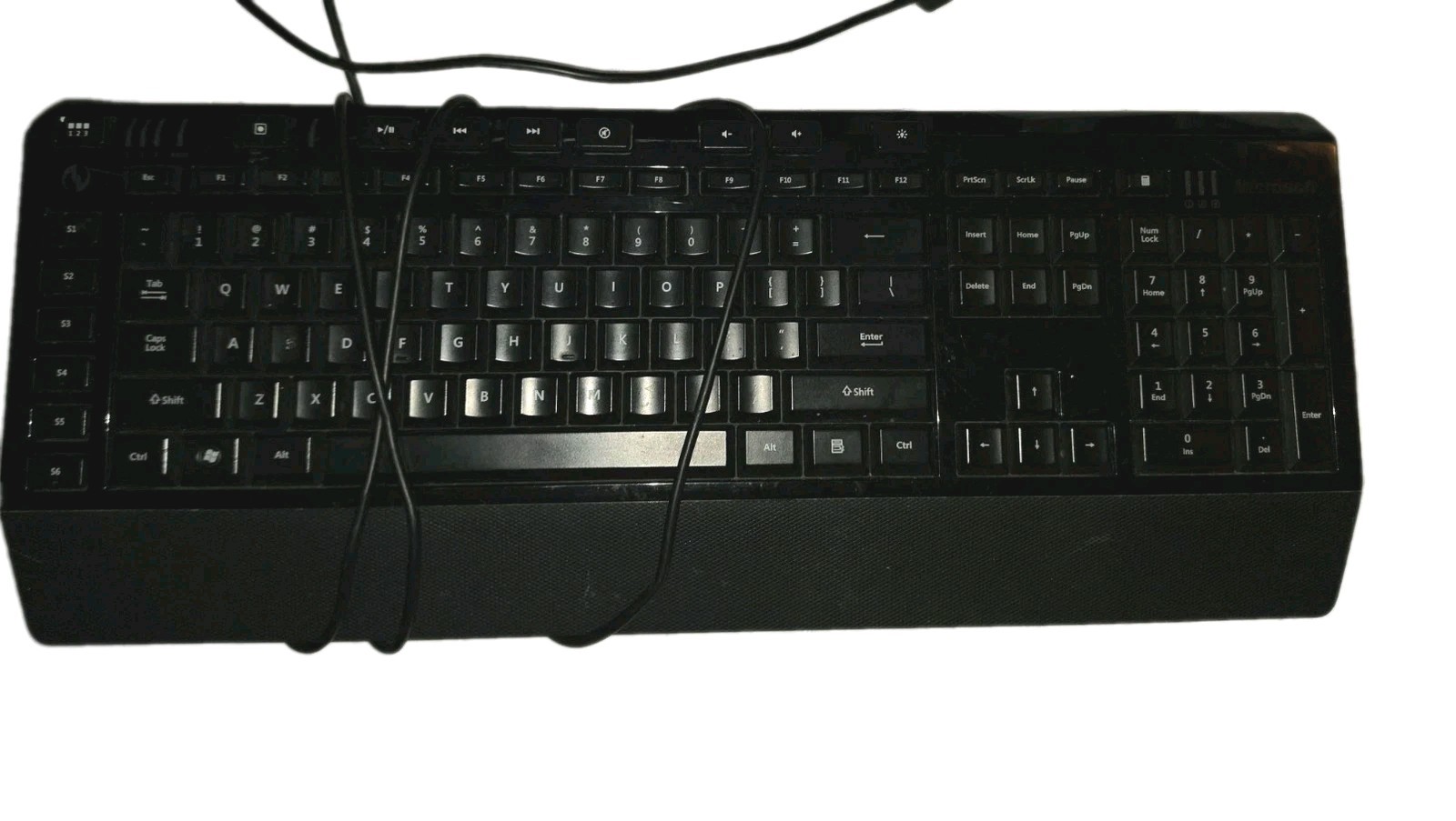 Microsoft SideWinder X4 Wired Gaming Keyboard Illuminated Keys KU-0951