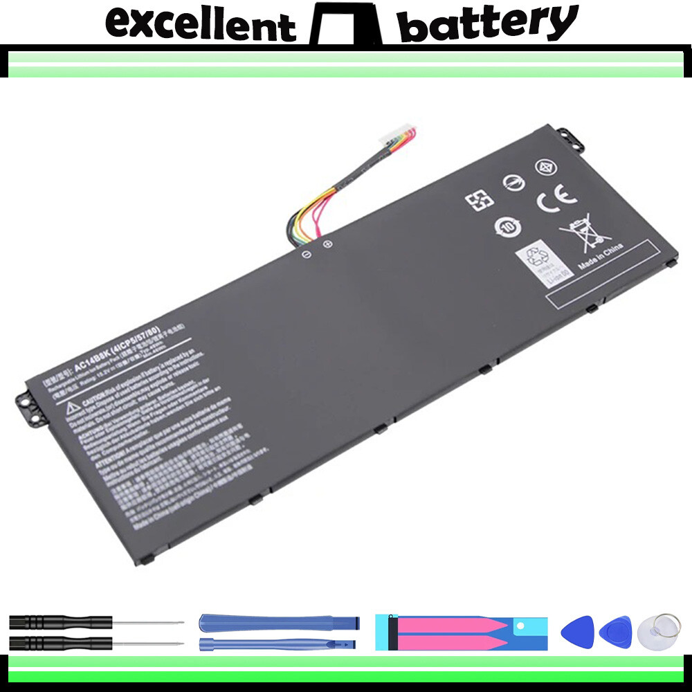 For Acer Battery AC14B3K AC14B7K AC14B8K AC14B18K AP14B8K 15.2V 48Wh