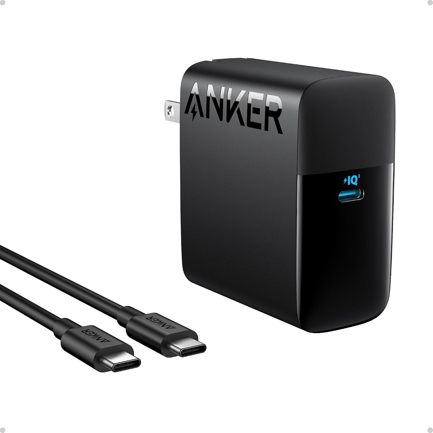 100W USB C Laptop Charger Black 5FT Cable Anker 100W Fast Charger Adapter
