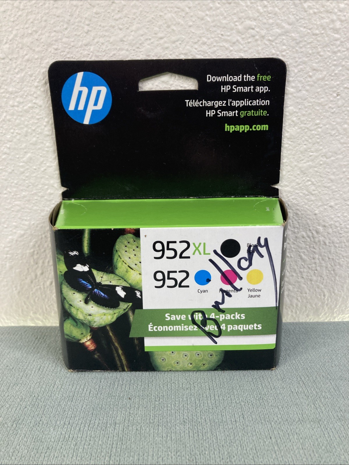 Genuine HP 952XL Black & 952 Tri-Color Combo Printer Cart. Warranty Ended 7/23