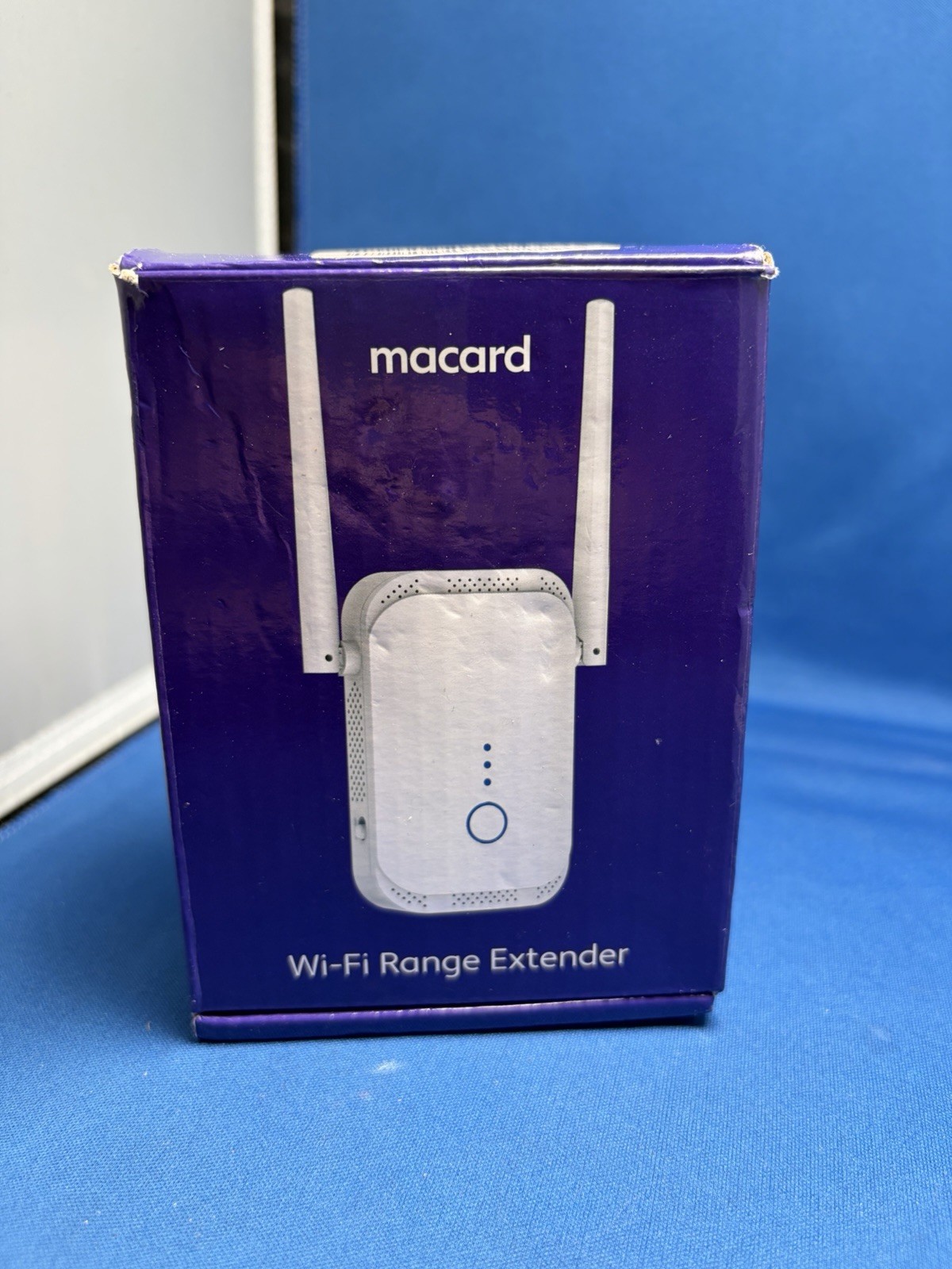 macard N300 Wi-Fi Range Extender Repeater, 2.4GHz Wireless Connectivity, White