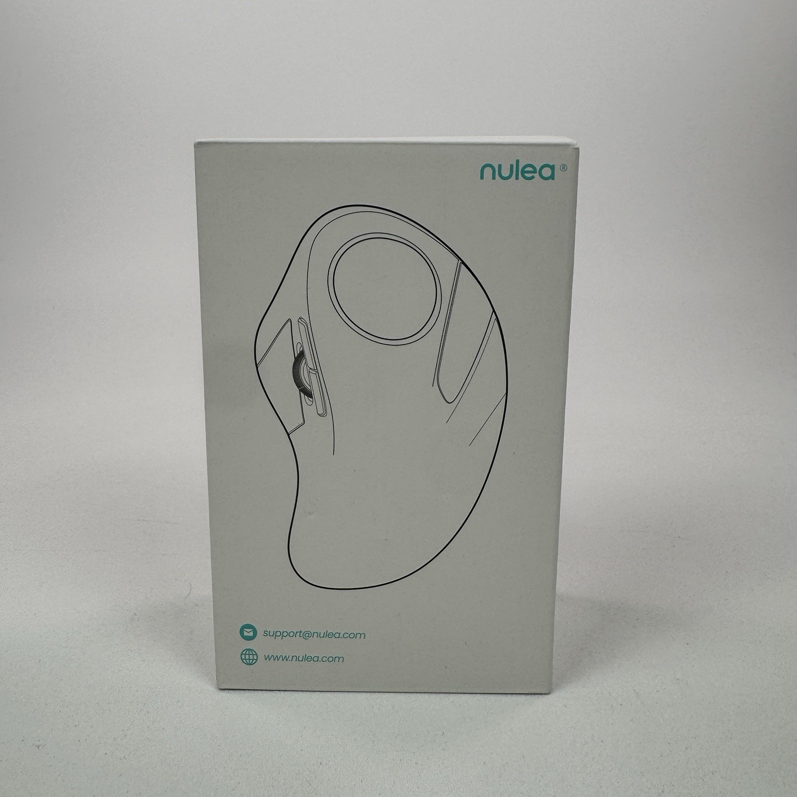 Nulea M505 Wireless Ergonomic Trackball Mouse, Rechargeable, Bluetooth or USB