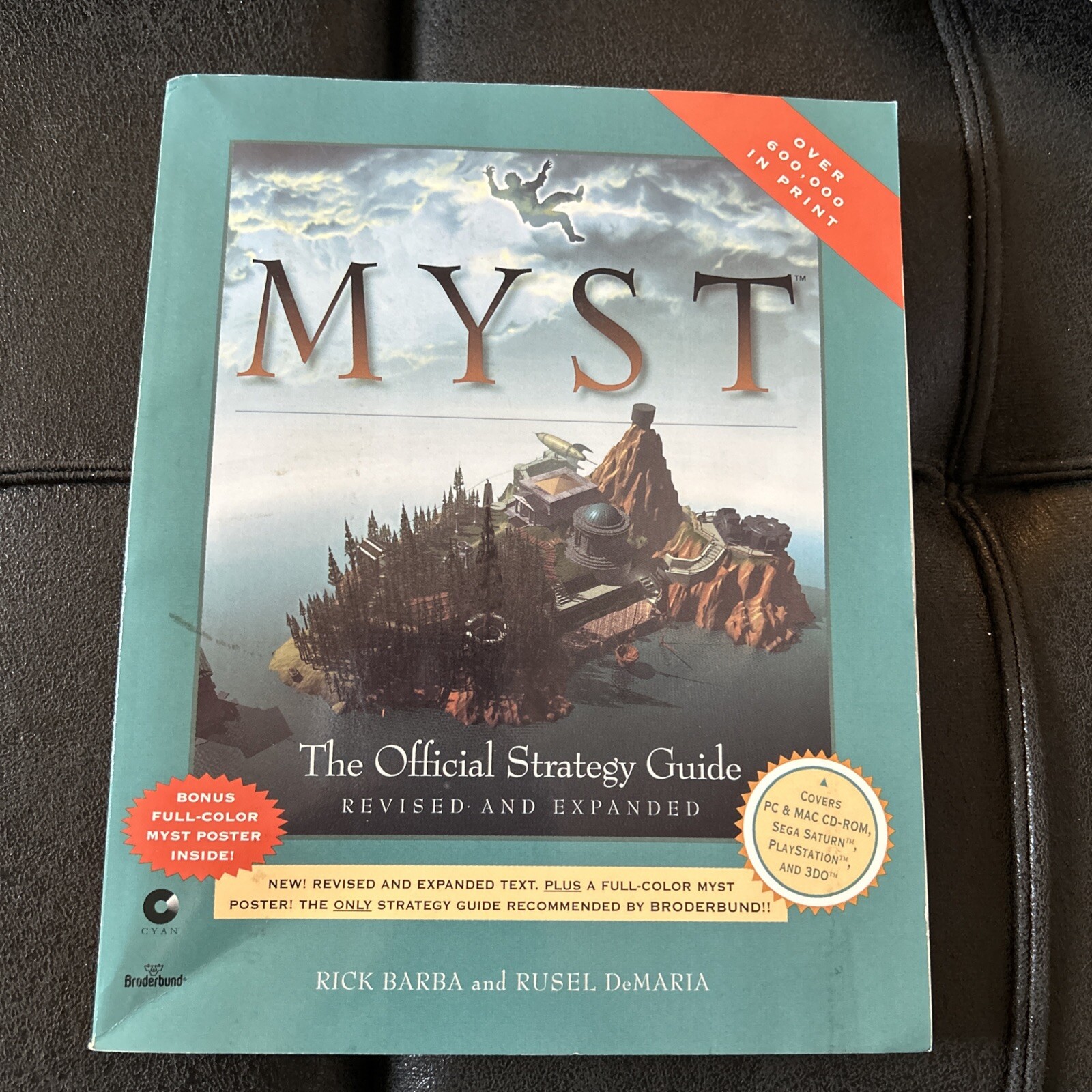 MYST The Official Strategy Guide Revised And Expanded Edition w/ Poster