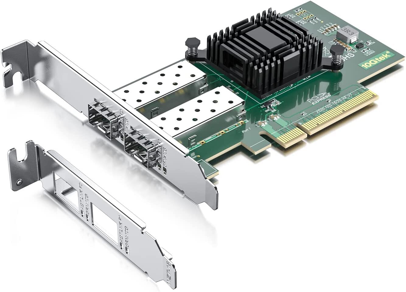 Intel Network Card x520-10G-1S-X8 - 10G NIC, 82599EN Controller, SFP+, PCle X8