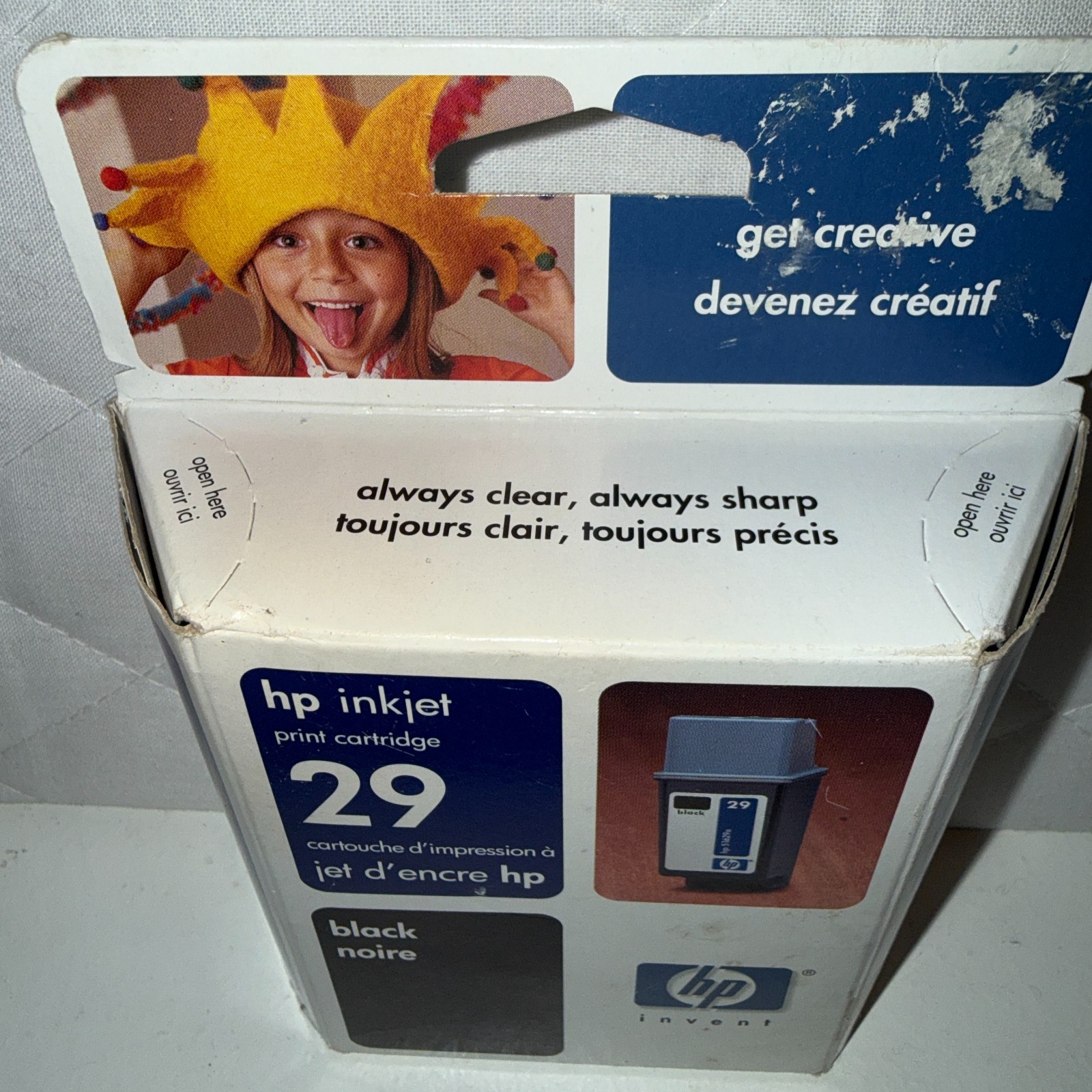 Genuine OEM HP 29 Large Black Ink Cartridge 51629A Expired 2000 Sealed New