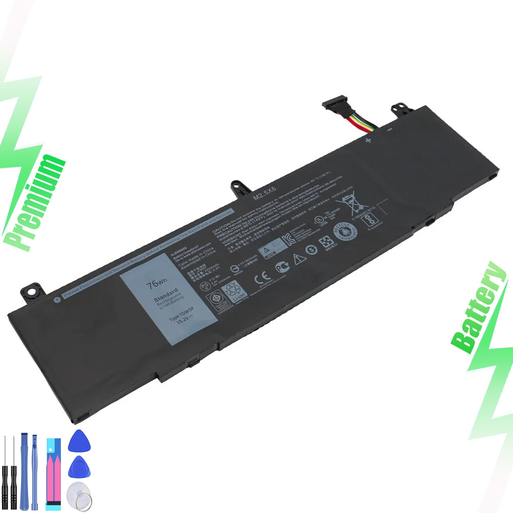 TDW5P V9XD7 Laptop Battery for Dell Alienware 13 R3 ALW13C-D1738 ALW13CR-2718