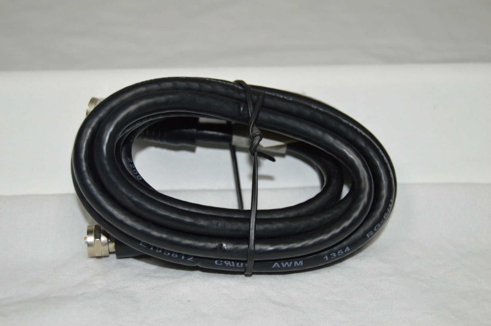 Steren 205-015bk 6' F-f Black Coaxial Rg59 Cable (205015bk)