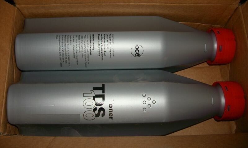 Genuine Oce TDS100 Toner Kit - Two Bottles with waste bag Océ 106002304 OPEN BOX
