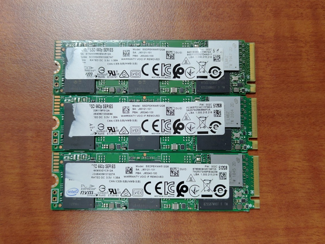 Intel SSD 660p Series 512GB Internal M.2 2280 SSDPEKNW512G8 Solid State Drive