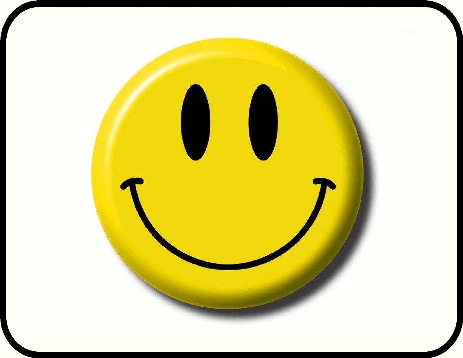 Smiley Face Happy Face Computer Mouse Pad 