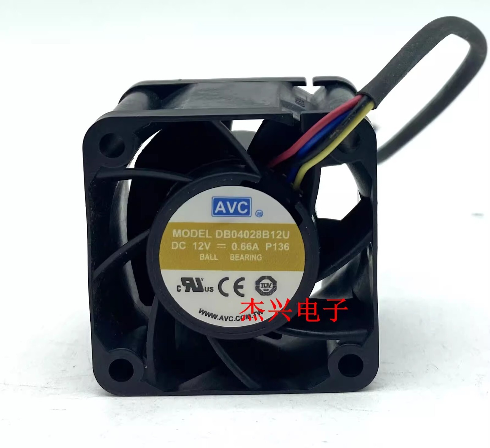 AVC DB04028B12U 4028 DC12V 0.66A 4CM 4-Wire PWM Server Cooling Fan