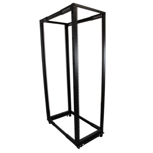 Startech 42u Adjustable Depth Open Frame 4 Post Server Rack Cabinet - Flat Pack